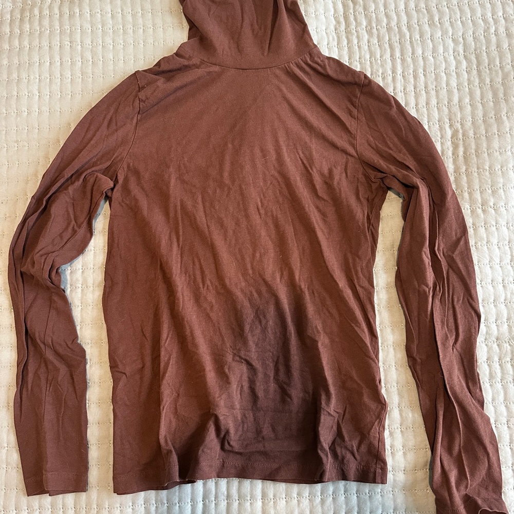 J Crew Brown Long Sleeve Turtleneck